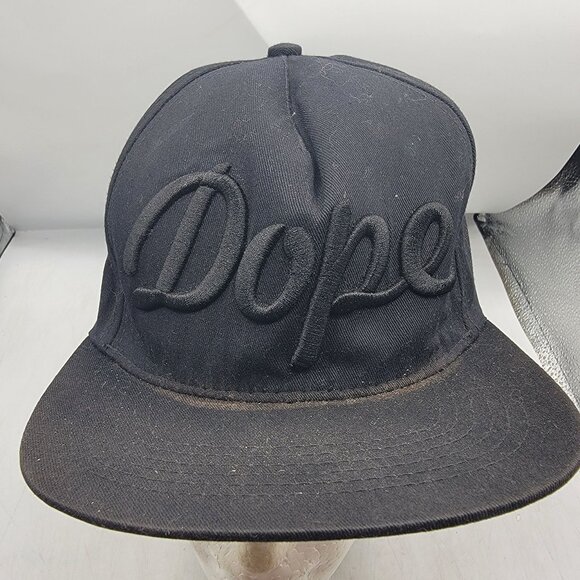 Dope Snapback Hat By Stampd Los Angeles Adults Black Cap Casual Outdoors - Picture 1 of 9